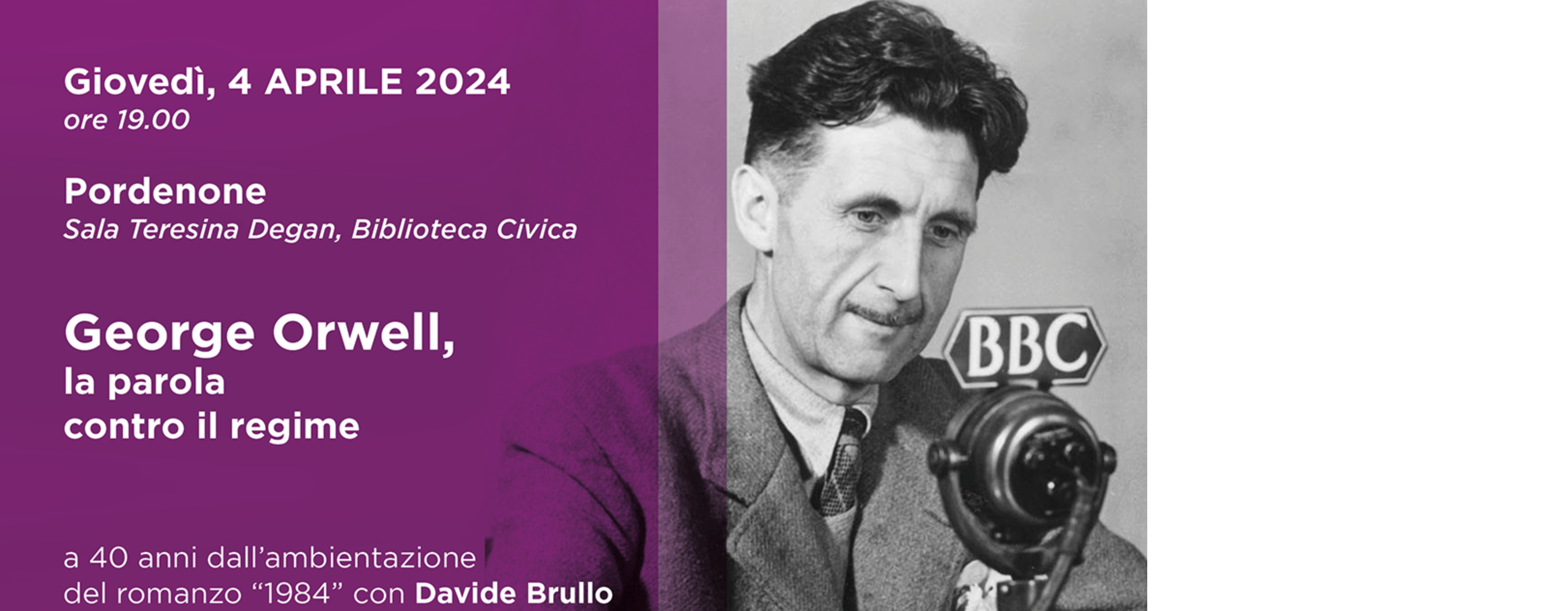 George Orwell, la parola contro il regime