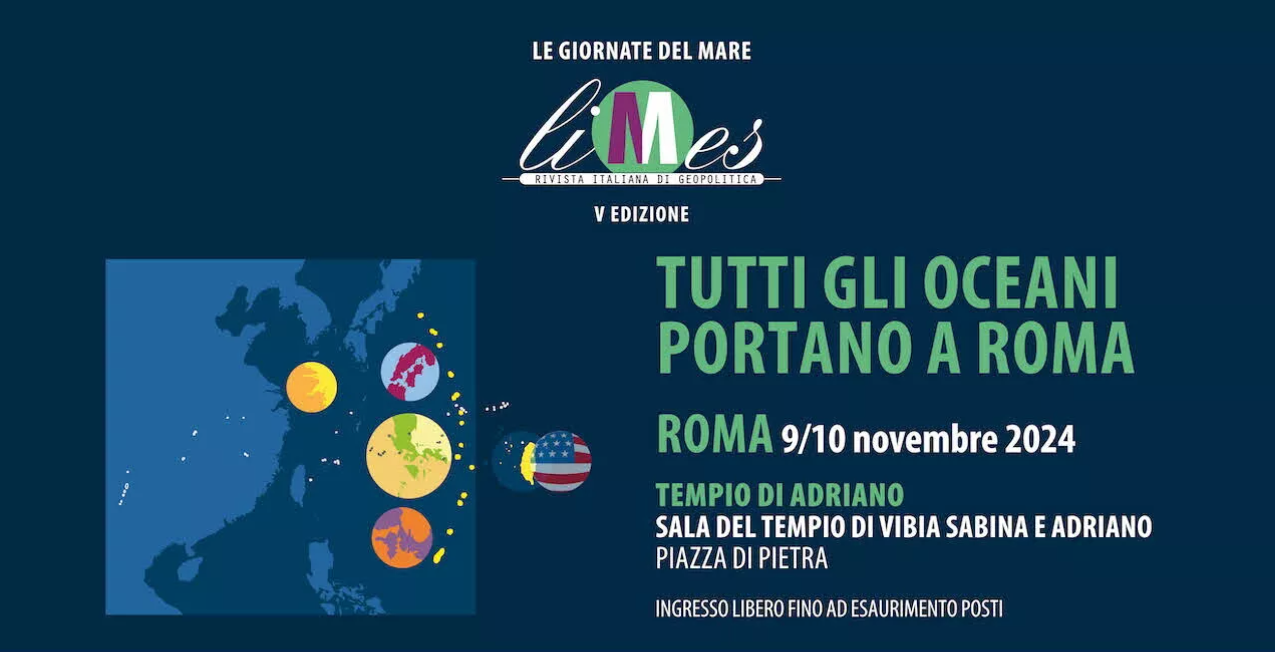 TUTTI GLI OCEANI PORTANO A ROMA - V EDIZIONE DELLE GIORNATE DEL MARE