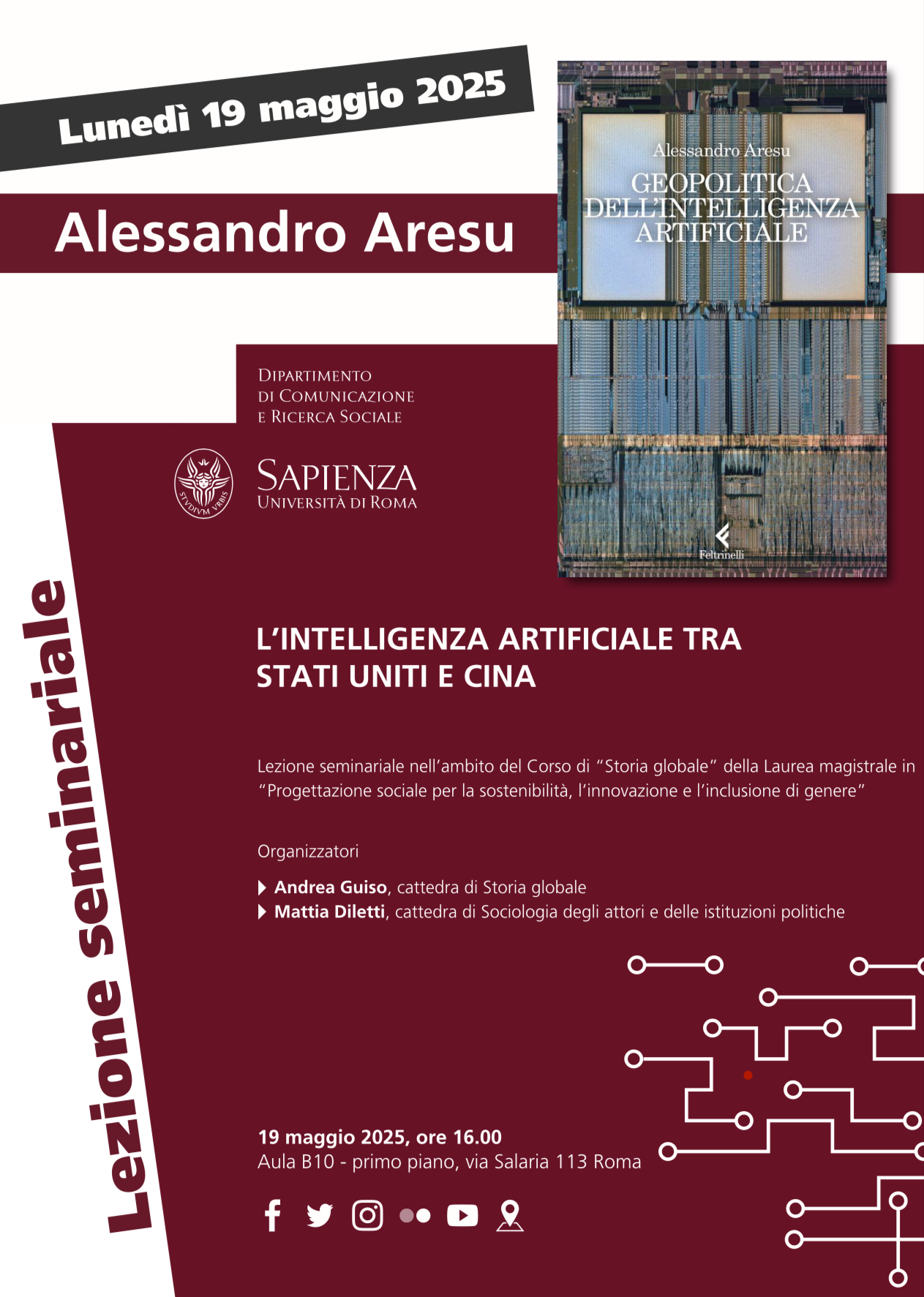 Seminario L’intelligenza artificiale tra Stati Uniti e Cina