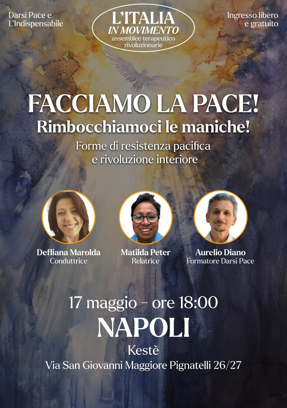 Facciamo la Pace! Rimbocchiamoci le maniche!