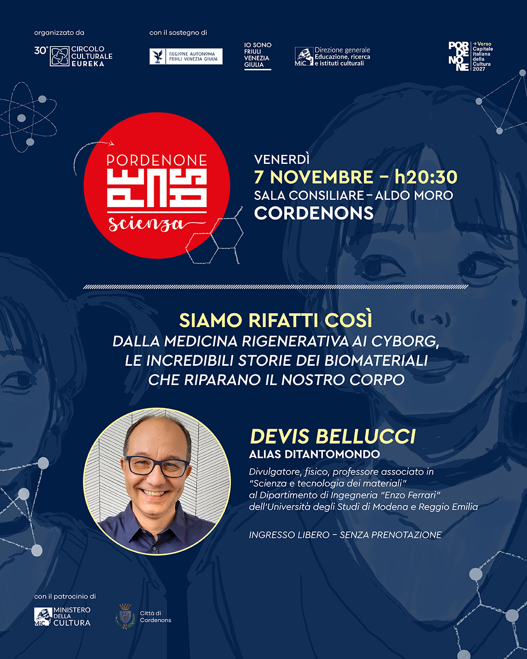 Siamo rifatti così: dalla medicina rigenerativa ai cyborg, le incredibili storie dei biomateriali che riparano il nostro corpo.