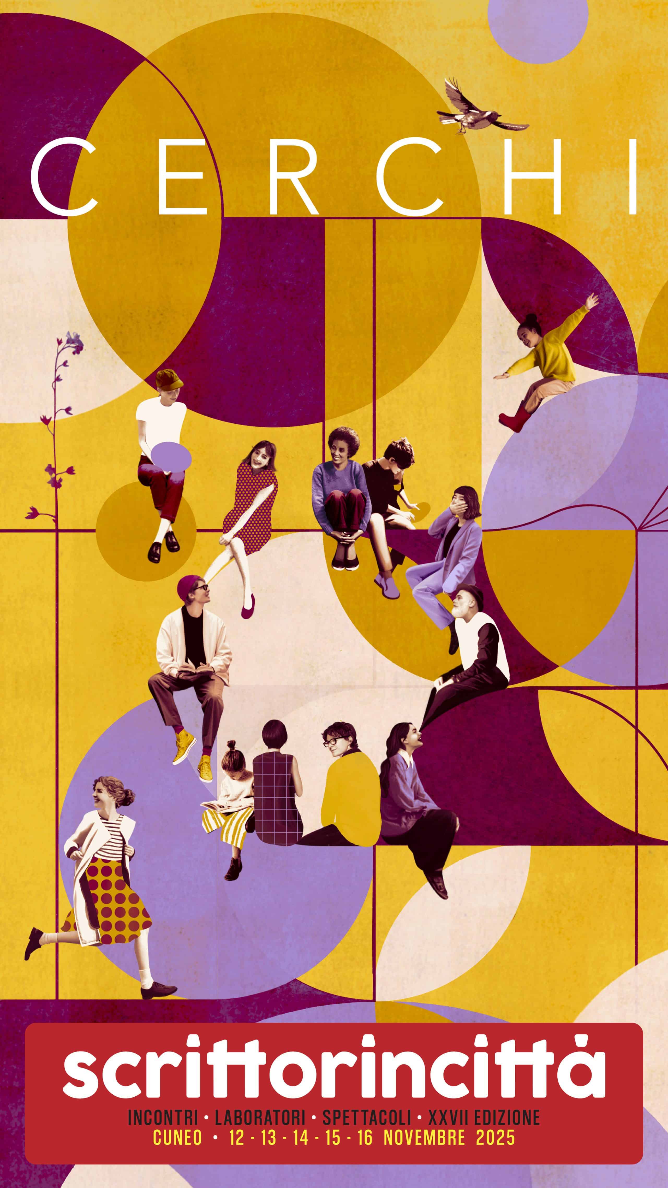 Un cavaliere al centro della scena