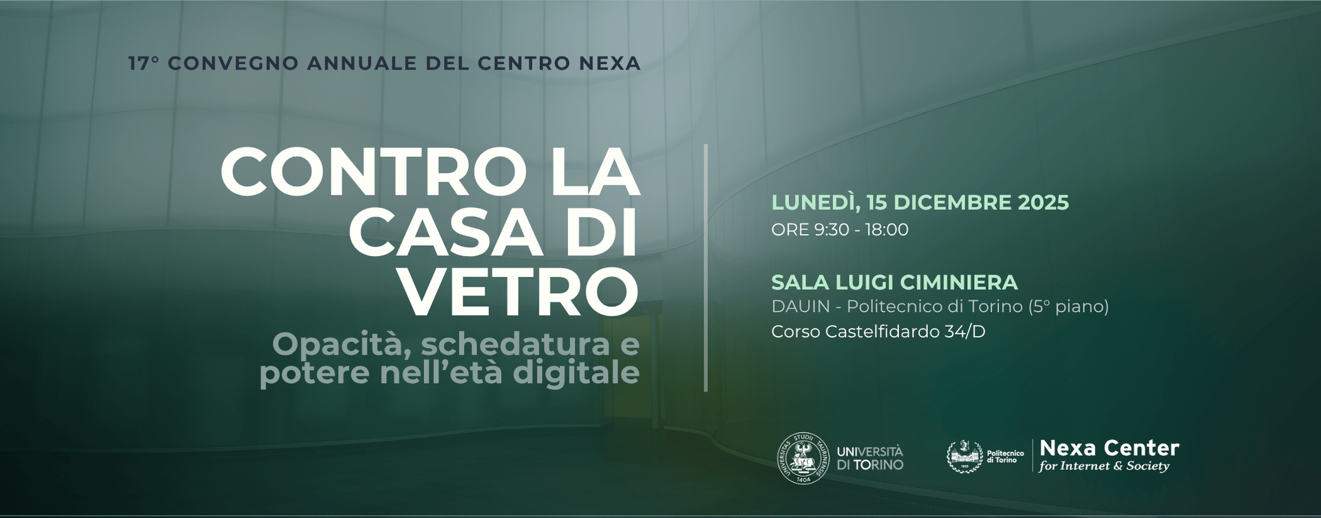 Contro la casa di vetro. Opacità, schedatura e potere nell’età digitale