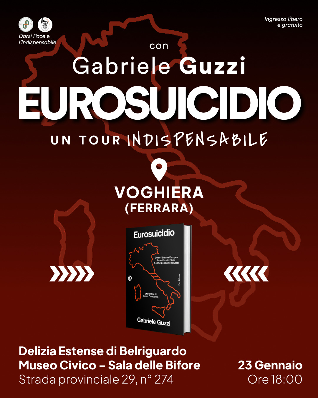 Presentazione di “Eurosuicidio” a Voghiera (Ferrara)